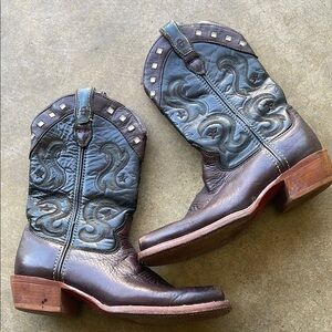 Stetson Leather Cowgirl Western Boots Size: 7